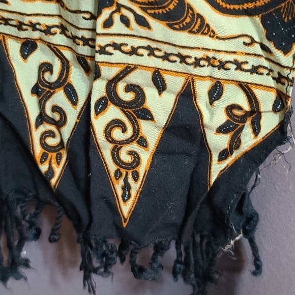 Womens Scarf/wrap beautiful fall colors Unbranded 22x76" GUC - Picture 4 of 6